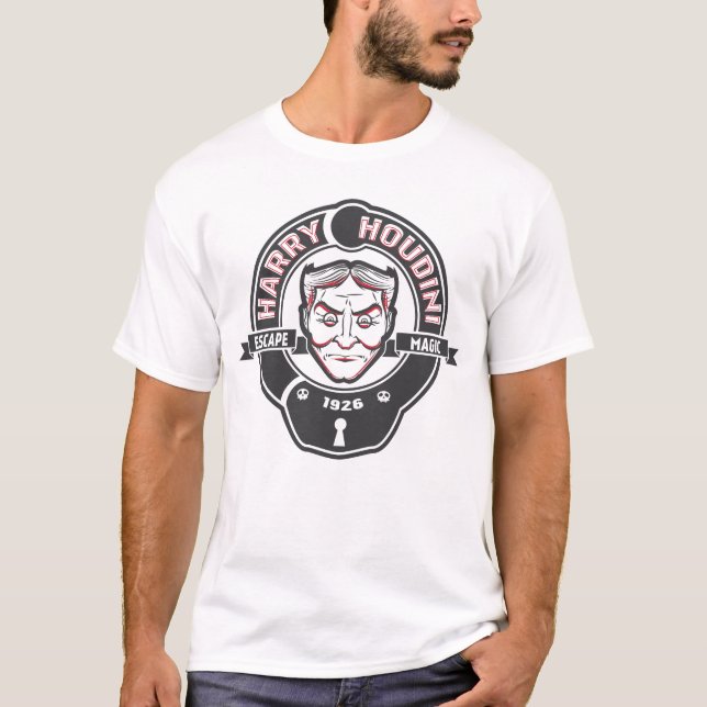 Harry Houdini t-skjorta Tee Shirt (Framsida)