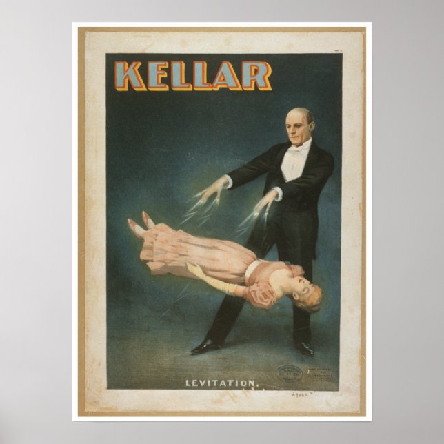 Harry Kellar Levitation Poster (Framsidan)