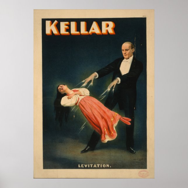 Harry Kellar Magician Advertising Poster (Framsidan)