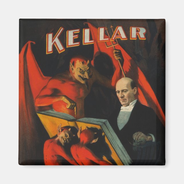 Harry Kellar Poster Magnet (Framsidan)