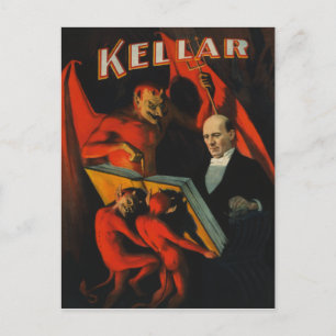 Harry Kellar Poster vykort