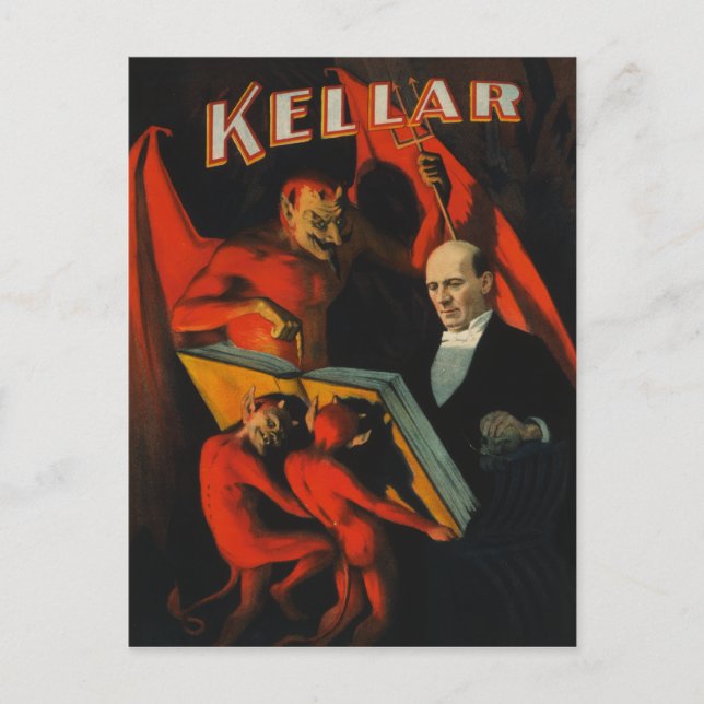 Harry Kellar Poster vykort (Framsida)