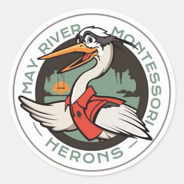 Harry-klistermärken Runt Klistermärke (Framsida)