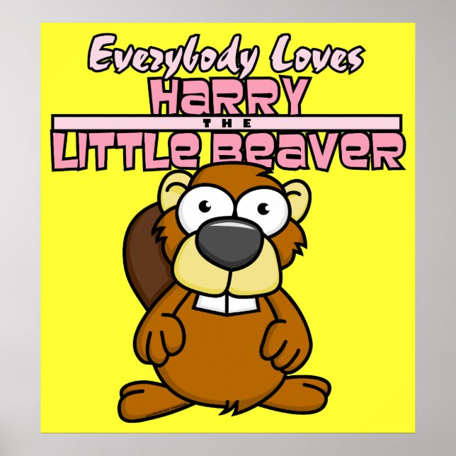 Harry Little Beaver Poster (Framsidan)