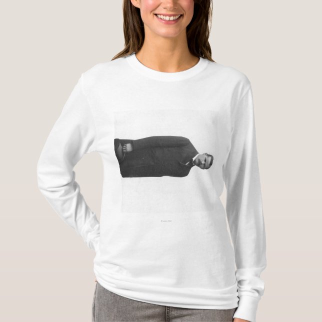 Harry Longabaugh "Sundance unge" porträtt Tee Shirt (Framsida)