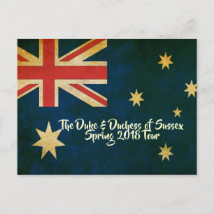 Harry & Meghan Australia 2018 Postcard Vykort