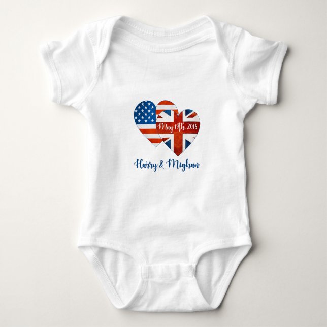 Harry & Meghan Bröllop, 19 maj 2018 T-shirt (Framsida)