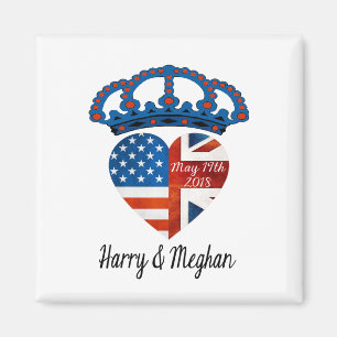 Harry & Meghan bröllop, maj 19th 2018 Magnet