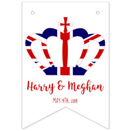 Harry & Meghan Krona | ROYAL BRÖLLOP FIRANDE Vimplar