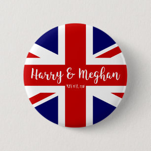 Harry & Meghan Royal Bröllop minneshögtid Knapp