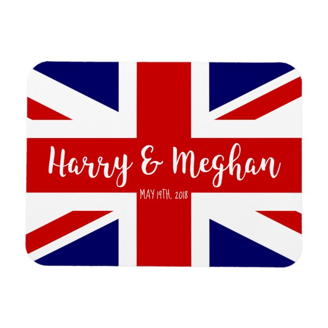 Harry & Meghan | Royal Bröllop minneshögtid Magnet (Horisontell)