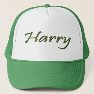 HARRY Namn Branded Personlig Gift Hat Truckerkeps