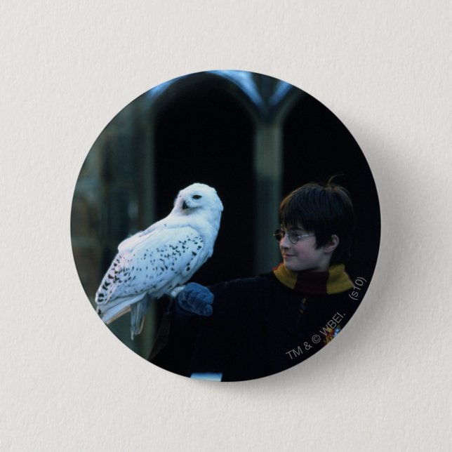 Harry och Hedwig 2 Knapp (Framsida)