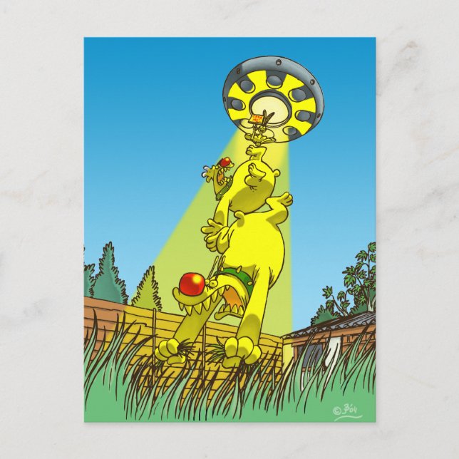 Harry och Henry's bortrövande vykort (Framsida)