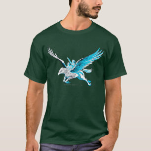 Harry och Hermione på en Hippogriff T-shirt