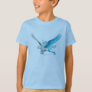 Harry och Hermione på Hippogriff Tee Shirt