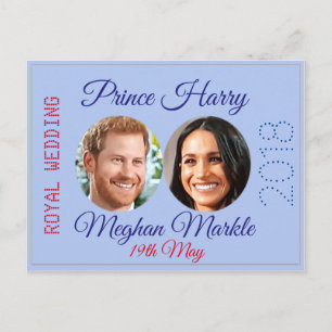 Harry och Meghan-fotot Royal Bröllop vykort