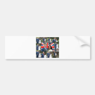 Harry och Meghan Royal Bröllop Pro Fotomontage Bildekal