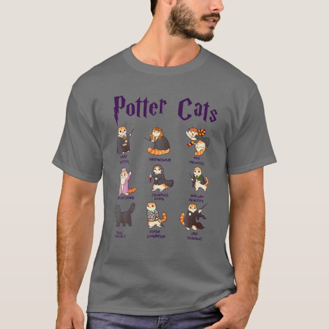Harry Pawter Cute T Potter Fläkt Tee Gift (Framsida)