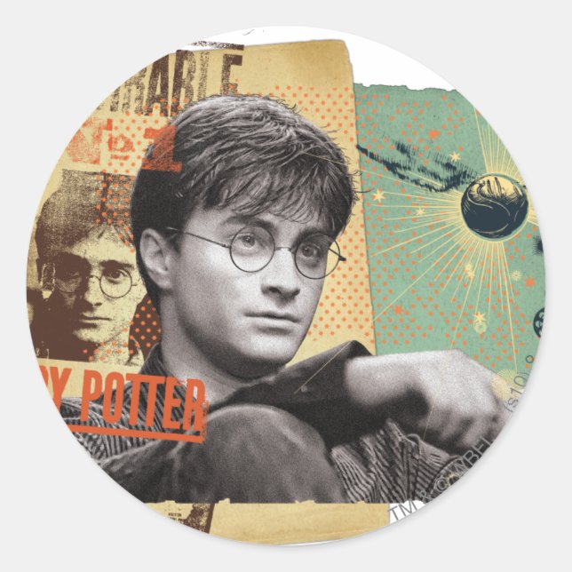 Harry Potter 13 Runt Klistermärke (Framsida)