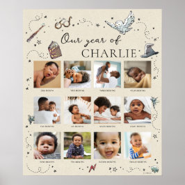 Harry Potter 1:a födelsedagen - 12 månaders fotoko Poster