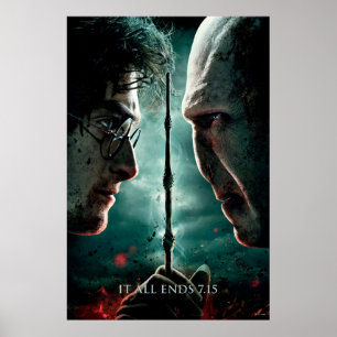 Harry Potter 7 del 2 - Harry mot Voldemort Poster