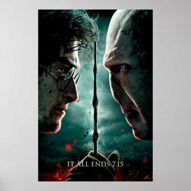 Harry Potter 7 del 2 - Harry mot Voldemort Poster (Framsidan)