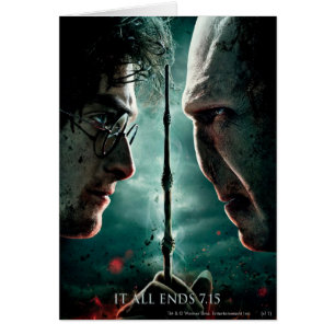 Harry Potter 7 Part 2 - Harry vs. Voldemort Hälsningskort