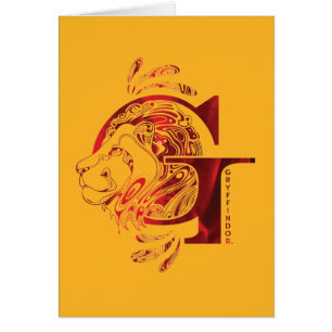 Harry Potter   Aguamenti GRYFFINDOR™-grafik Hälsningskort