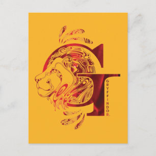 Harry Potter Aguamenti GRYFFINDOR™-grafik Vykort