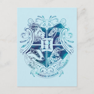 Harry Potter Aguamenti HOGWARTS™ vapensköld Vykort