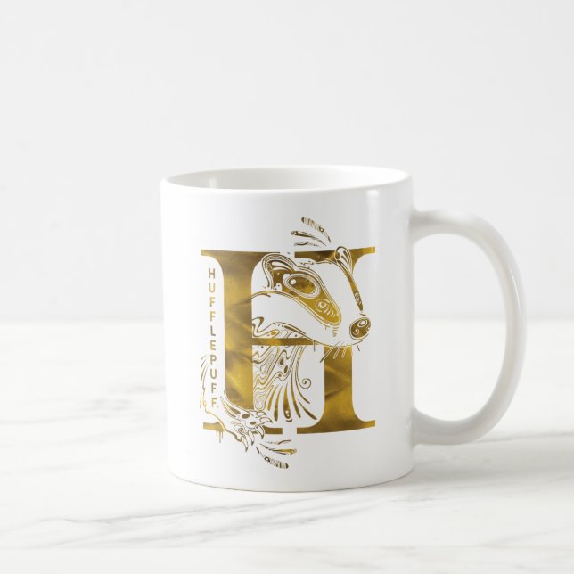 Harry Potter | Aguamenti HUFFLEPUFF™-grafik Kaffemugg (Höger)