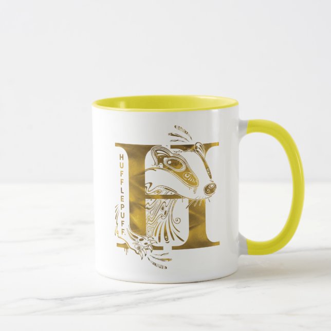 Harry Potter | Aguamenti HUFFLEPUFF™ Grafik Mugg (Höger)