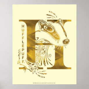 Harry Potter   Aguamenti HUFFLEPUFF™-grafik Poster