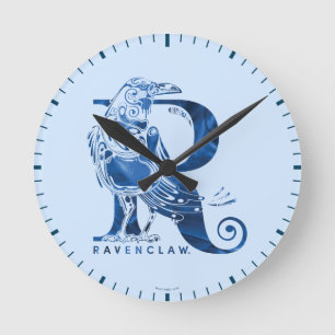 Harry Potter   Aguamenti RAVENCLAW™-grafik Rund Klocka