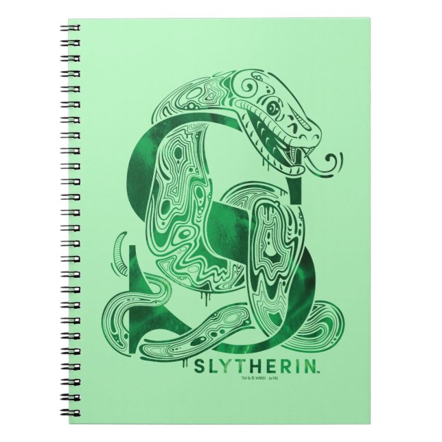 Harry Potter | Aguamenti SLYTHERIN™ Graphic Anteckningsbok (Framsidan)