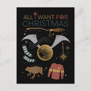 HARRY POTTER™ Allt jag vill ha i jul Helg Vykort
