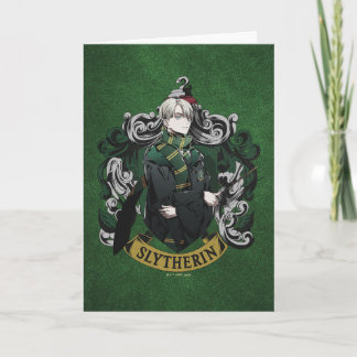 HARRY POTTER™ | Anime Draco Malfoy House Vapensköl Kort