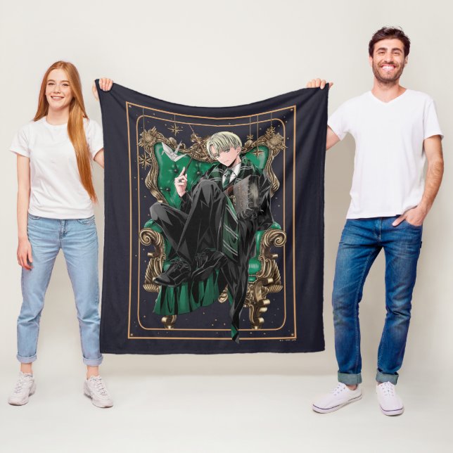 HARRY POTTER™ | Anime Draco Malfoy Seed Fleecefilt (På plats)