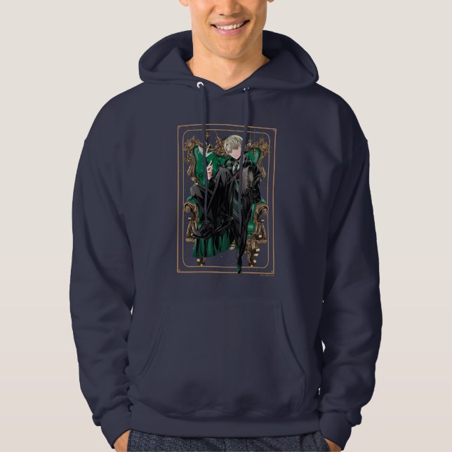 HARRY POTTER™ | Anime Draco Malfoy Seed Hoodie (Framsida)