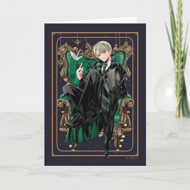 HARRY POTTER™ | Anime Draco Malfoy Seed Kort (Framsida)
