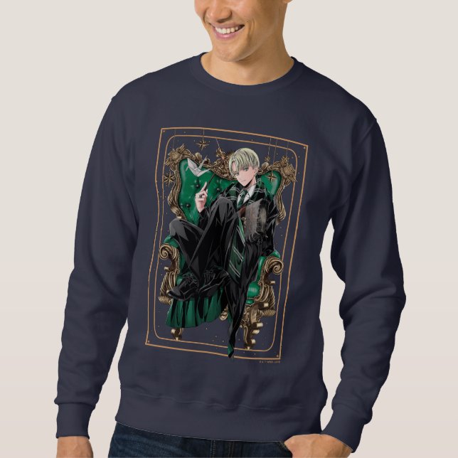 HARRY POTTER™ | Anime Draco Malfoy Seed Lång Ärmad Tröja (Framsida)