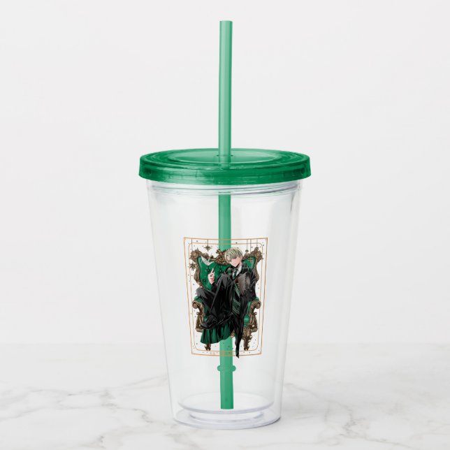 HARRY POTTER™ | Anime Draco Malfoy sittande Take Away Mugg (Framsida)