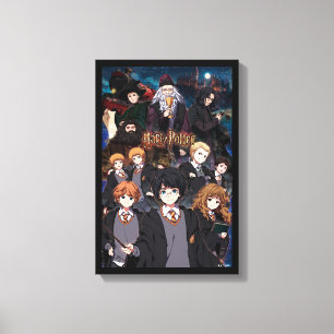 HARRY POTTER™ Anime Ensemble Scen Canvastryck