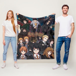 HARRY POTTER™ Anime Ensemble Scen Fleecefilt