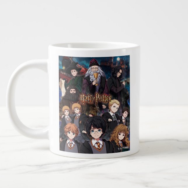 HARRY POTTER™ Anime Ensemble Scen Jumbo Mugg (Vänster)