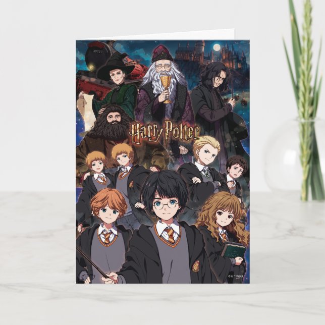 HARRY POTTER™ Anime Ensemble Scen Kort (Framsida)