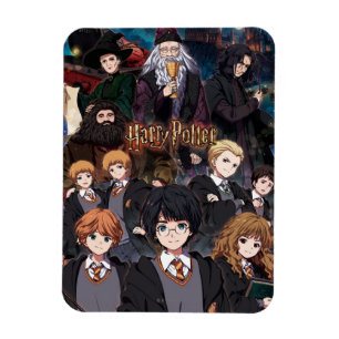HARRY POTTER™ Anime Ensemble Scen Magnet