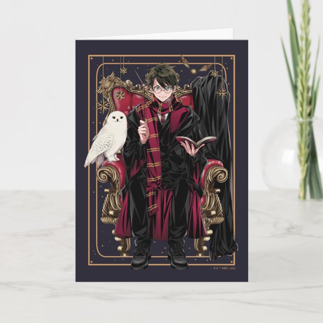 HARRY POTTER™ | Anime HARRY POTTER™ sittande Kort (Framsida)
