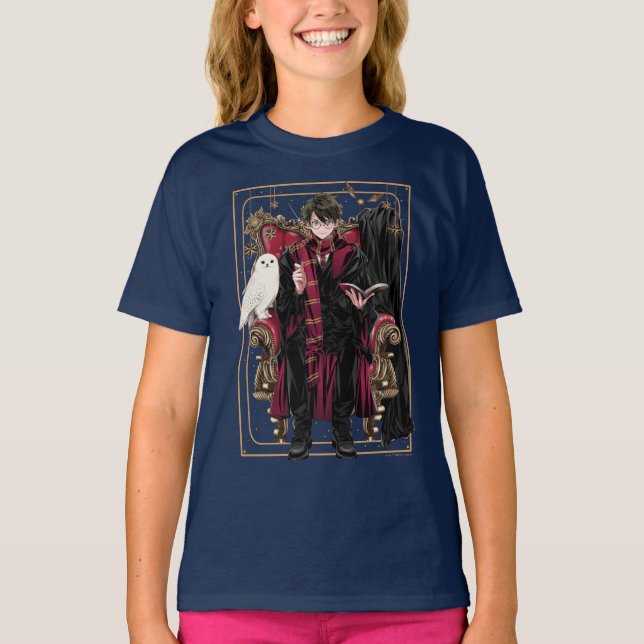 HARRY POTTER™ | Anime HARRY POTTER™ sittande T Shirt (Framsida)